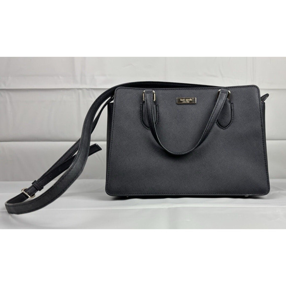 Kate Spade New York Laurel Way Leighann Black Leather Crossbody Bag